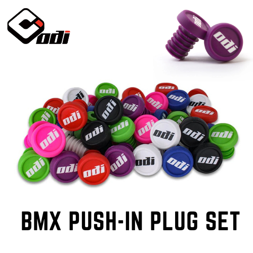 จุกปิดปลายแฮนด์จักรยาน ODI ของแท้ % ปลายปลั๊ก BMX PUSH-IN PLUG SET