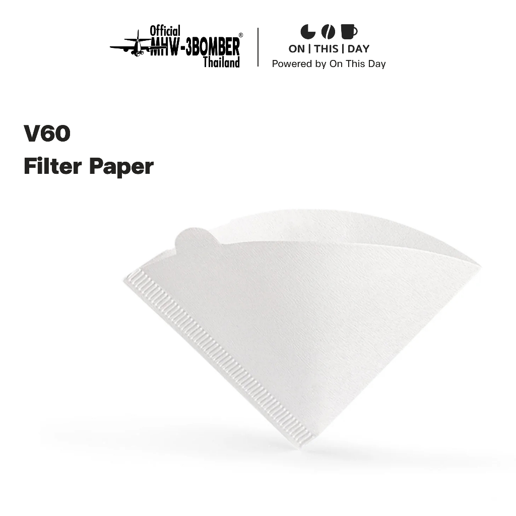 MHW-3BOMBER V60 Paper Filter กระดาษกรองกาแฟ ขนาด 01/02