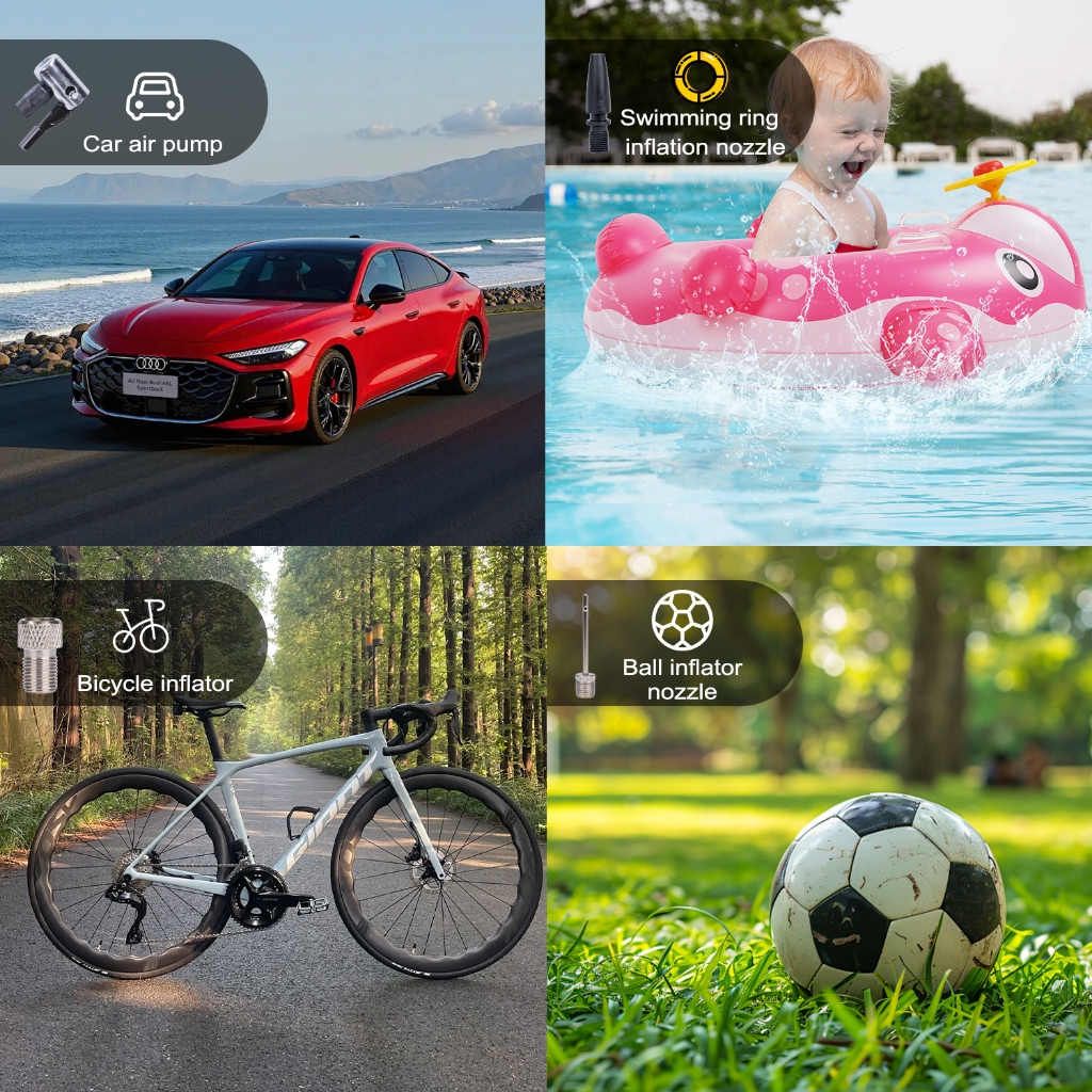 MeeGoo อุปกรณ์ช่วยสตาร์ทรถยนต์ 22200mwh จั๊มสตาร์ทรถยนต์ 12V ไฟ LED เครื่องปั๊มลมไฟฟ้า รถยนต์ รถจักรยานยนต์ใช้ได้ - รูปที่ 7