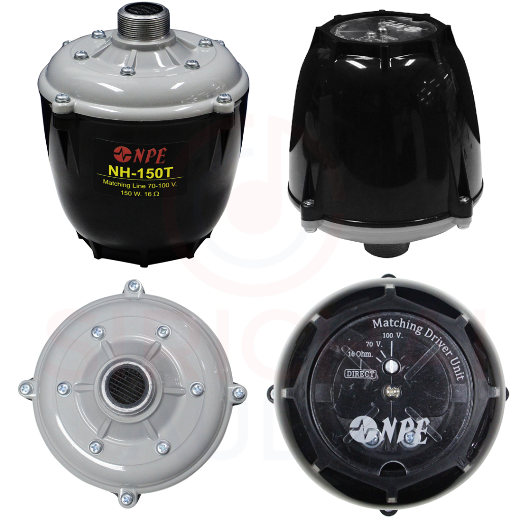 ยูนิตฮอร์น NPE รุ่น NH-150T ก้นฮอร์น150วัตต์ ใช้ได้ทั้ง 70/100V และ 16โอห์ม