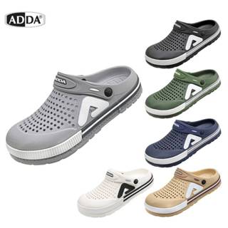 Adda รองเท้าลำลองผู้ชาย แตะสายลุย กันน้ำ ไม่กลัวฝน สวมหัวโต …