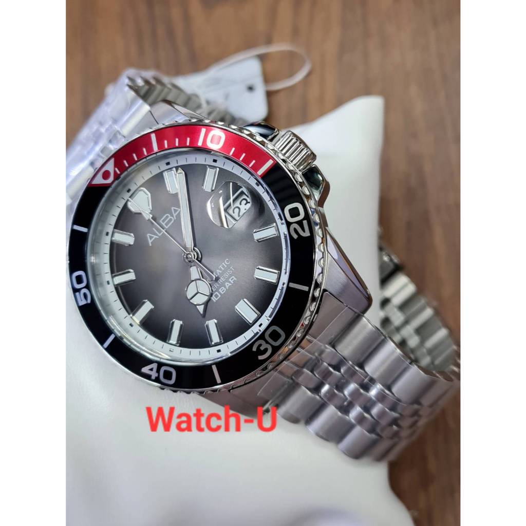 ALBA นาฬิกาข้อมือ Sportive Automatic รุ่น AU4049X AU4049X1 AU4049 ขนาด 42.5 mm.