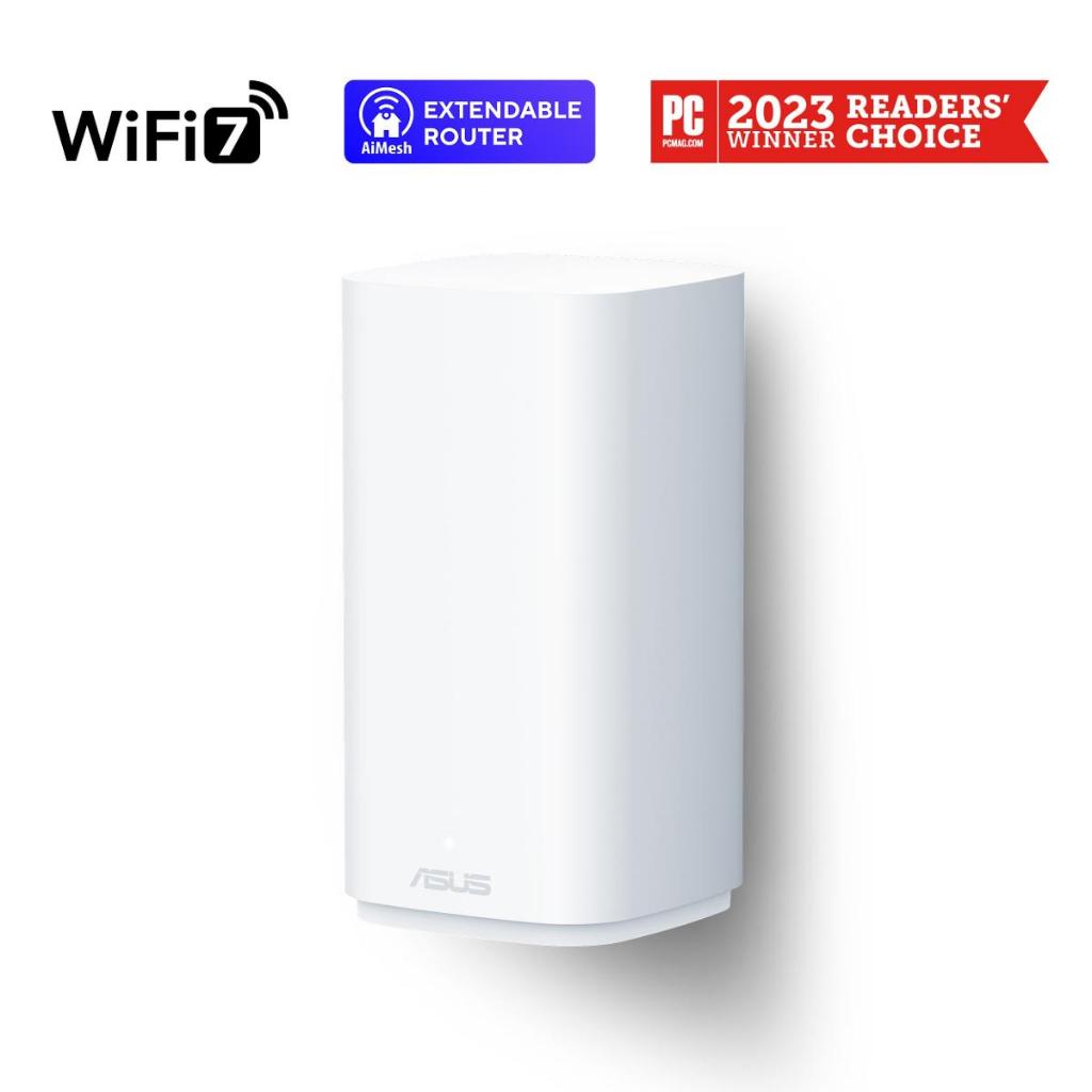 ASUS ZENWIFI (BD4 OUTDOOR) (W-1-PK) MESH เร้าเตอร์ WiFi 7 ความเร็วสูงสุด 3600 Mbps รองรับ AiMesh