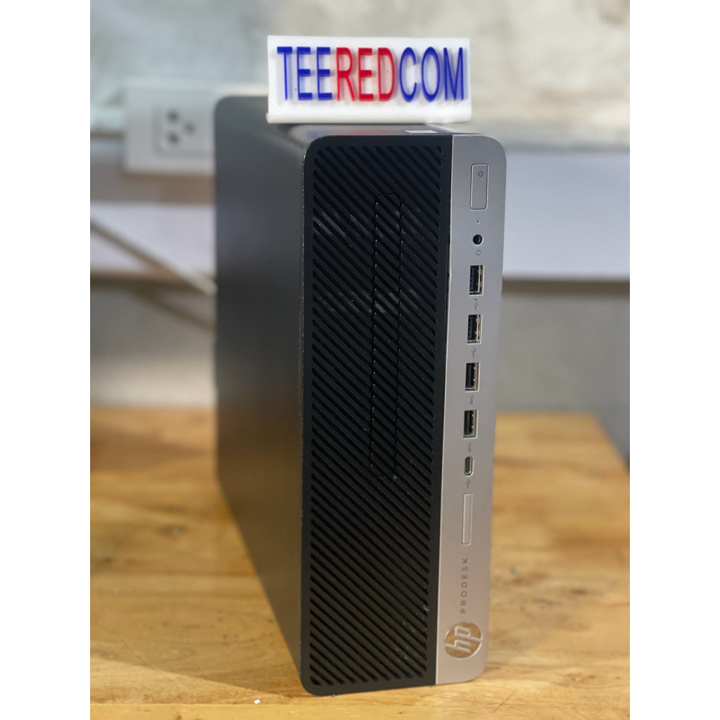 Computer HP EliteDesk 600 G4 sff i5 GEN 8 คอมมือสอง สเปคเเรงๆพร้อมใช้