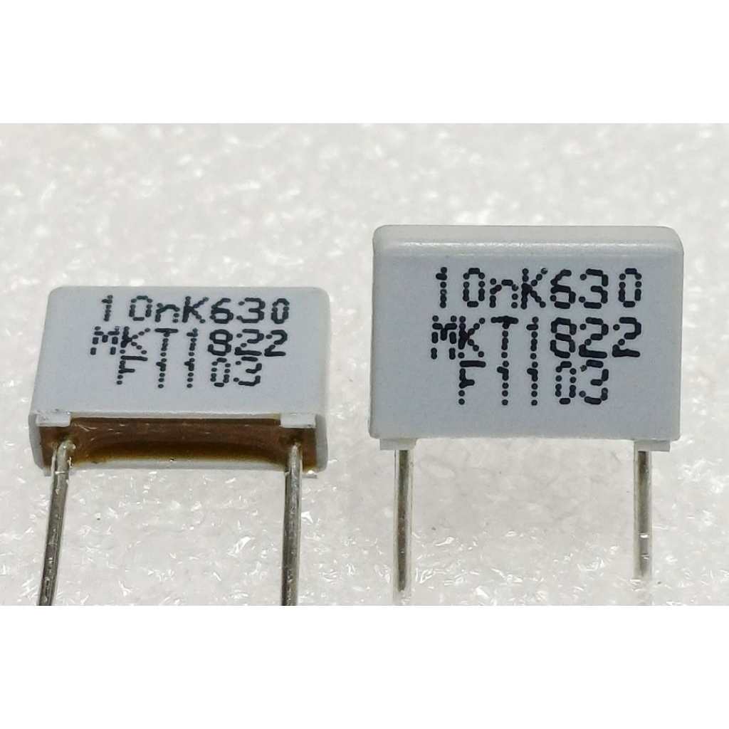Vishay ERO MKT1822 0.01uf 10nf 103 630v Metallized Polyester Film MKT Radial Type Capacitor ตัวเก็บป