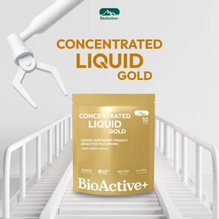 [โปร 5 กล่อง + ส่งฟรี] ไบโอแอคทีฟพลัส BioActive+ Concentrated Liquid Gold โกลด์ ต้านอนุมูลอิสระ ต้านแก่ 50 หลอด
