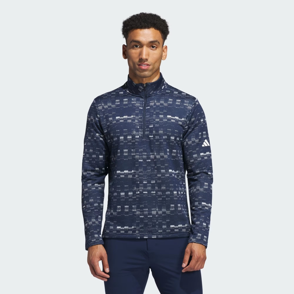 เสื้อสวมหัวซิปครึ่ง แบรนด์อาดิดาส รุ่นCore Printed Quarter Zip Pullover (IX4323,IX2009)