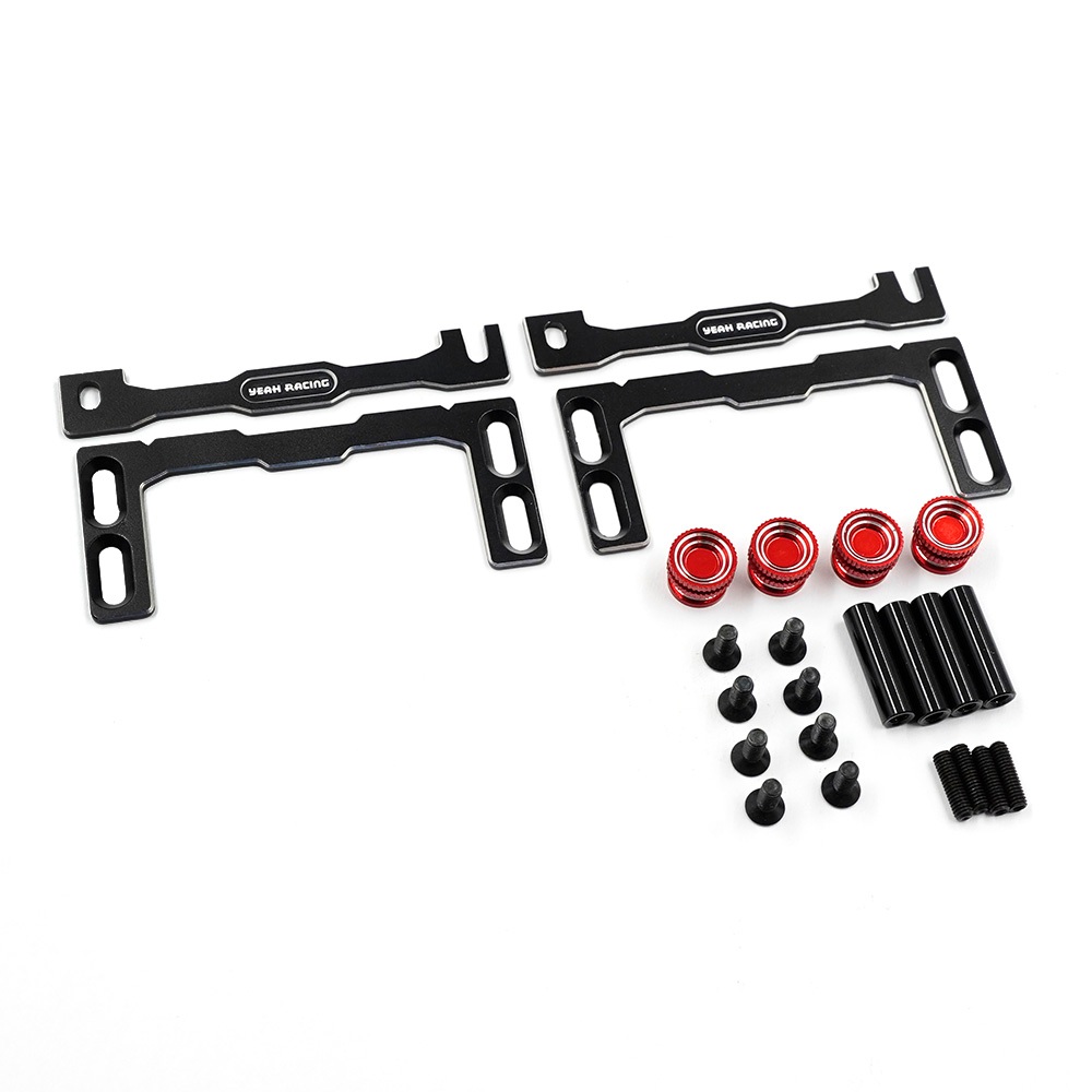 Yeah Racing Aluminum Shorty Battery Holder For Kyosho Fazer D2 FZD2 KYFZ-024BK/RD