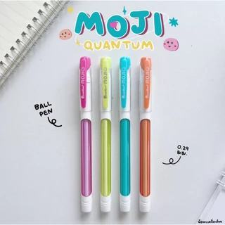 (1 กล่อง 12 ด้าม) Quantum Moji ปากกาลูกลื่น 0.29 MM