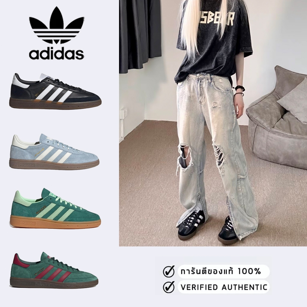 ของแท้ 100% Adidas Originals Handball Spezial IE3402/KI5933/IE5896/GX6989ดีไซน์วินเทจแรงบันดาลใจ
