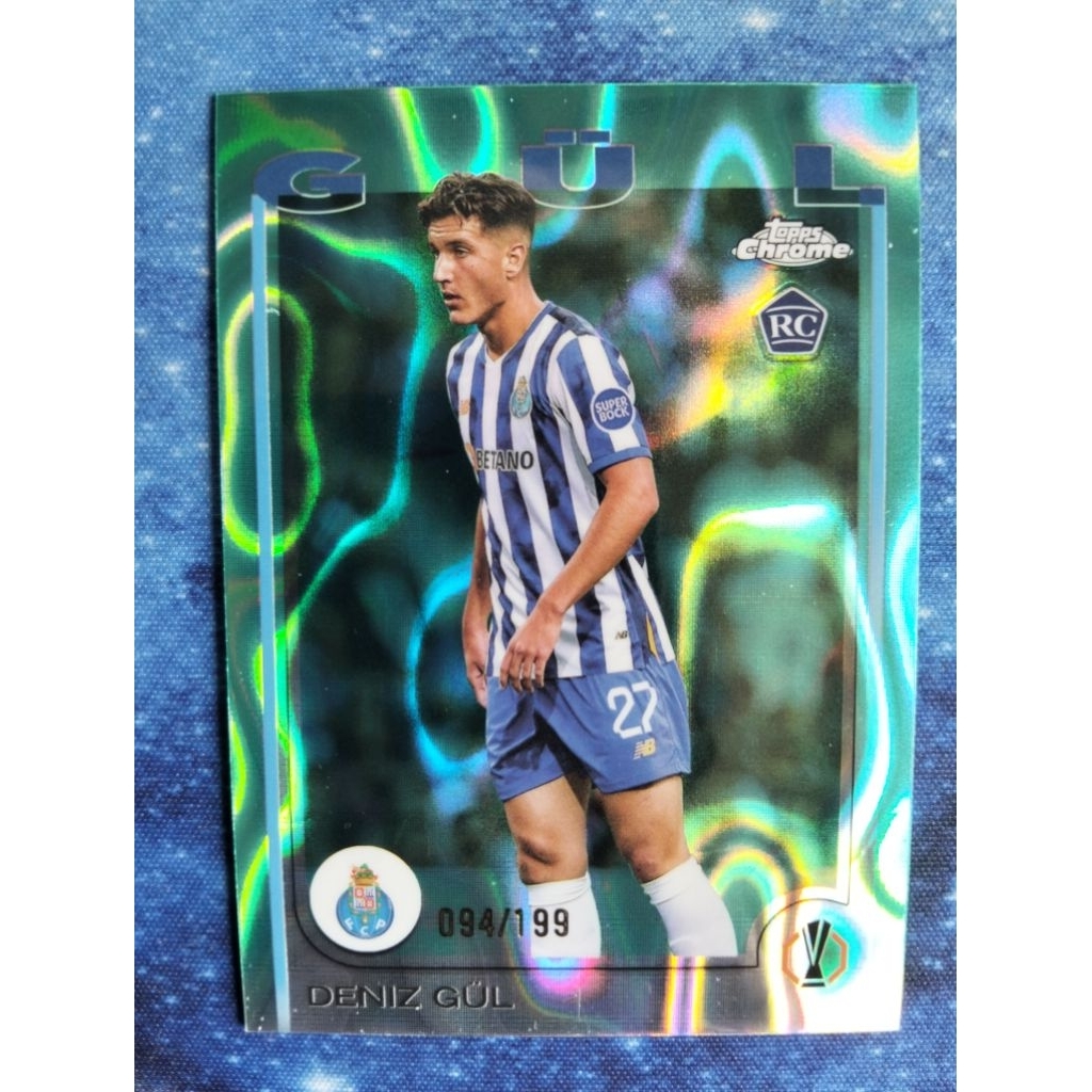 การ์ดฟุตบอล Run Number Topps Chrome UEFA Club Competitions
