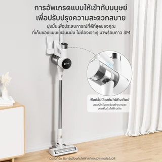 Simplus x PP Krit S8 Pro LED Vacuum Cleaner 27kpa เครื่องดูดฝุ่นหน้าจอ,หัวแปรงกำจัดไรฝุ่น 6 ​​โหมดการดูด XCQH013
