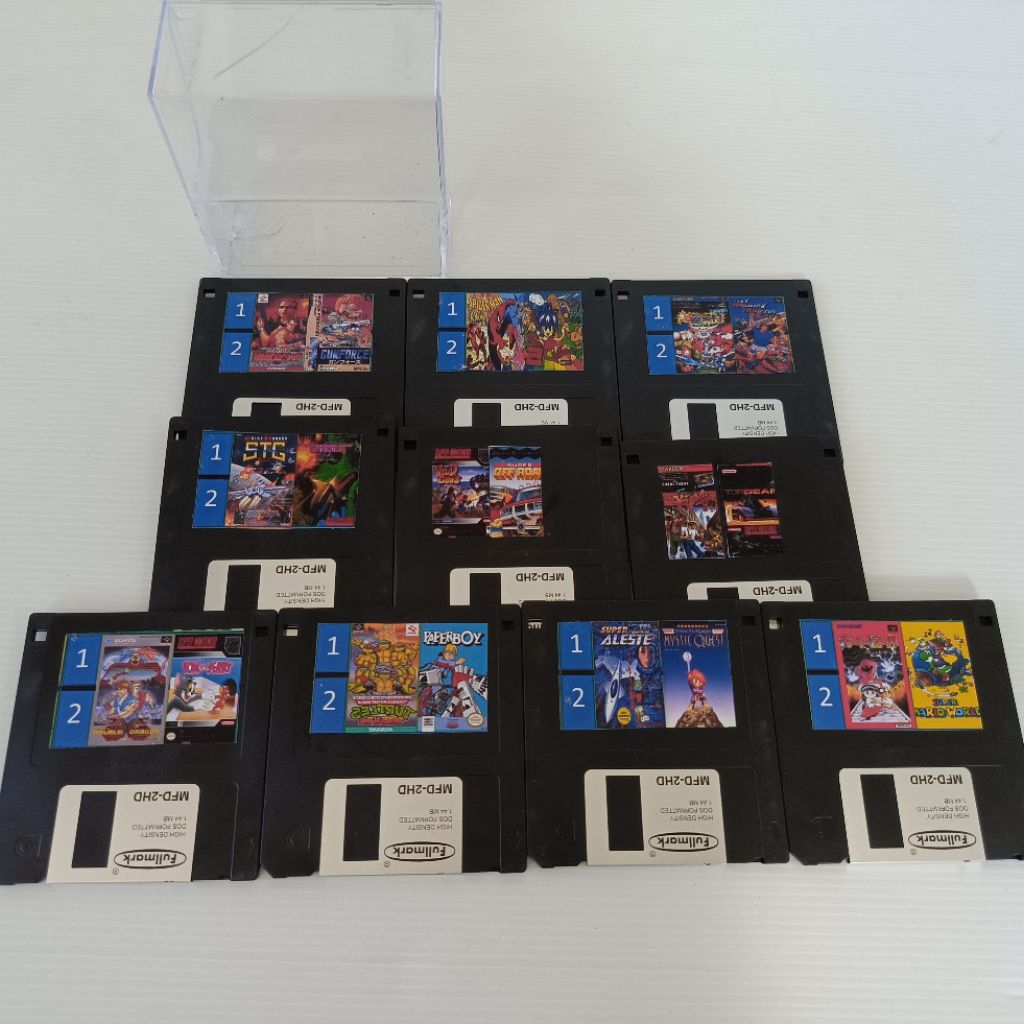 แผ่นดิสเกม หัวโปร sfc 20 เกม 1แผ่นบรรจุ 2 เกม เล่นได้ทุกเกมแผ่นใหม่ๆ