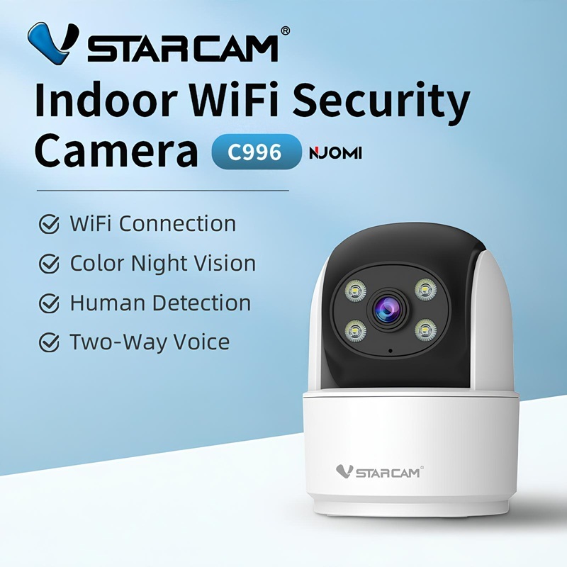 VSTARCAM C996 / CG996 / C996DR SUPER HD 1296P 3MP Ai กล้องวงจรปิดไร้สาย พูดคุยโต้ตอบได้ มุมมองกว้าง
