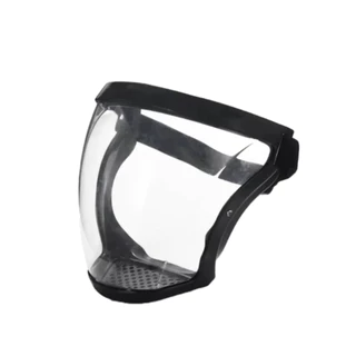 หน้ากาก face shield แบบรัดหัว เฟสชิวหน้ากากใส หน้ากากป้องกัน PC โพลีคาร์บอเนต กีฬาปั่นจักรยานเฟรชชิวหน้า หน้ากากกันน้ำลา