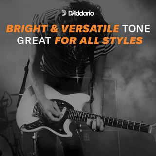 D'Addario 6 ชิ้น / ชุด EXL110/115/120/130 ชุบนิกเกิล 6 สายกีต้าร์เพลงอุปกรณ์เสริม High quality electric guitar strings