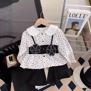 [Namsaii kids]🔥พร้อมส่ง🔥ชุดเซท2ชิ้น ชุดเด็กผู้หญิง เสื้อเชิ้…