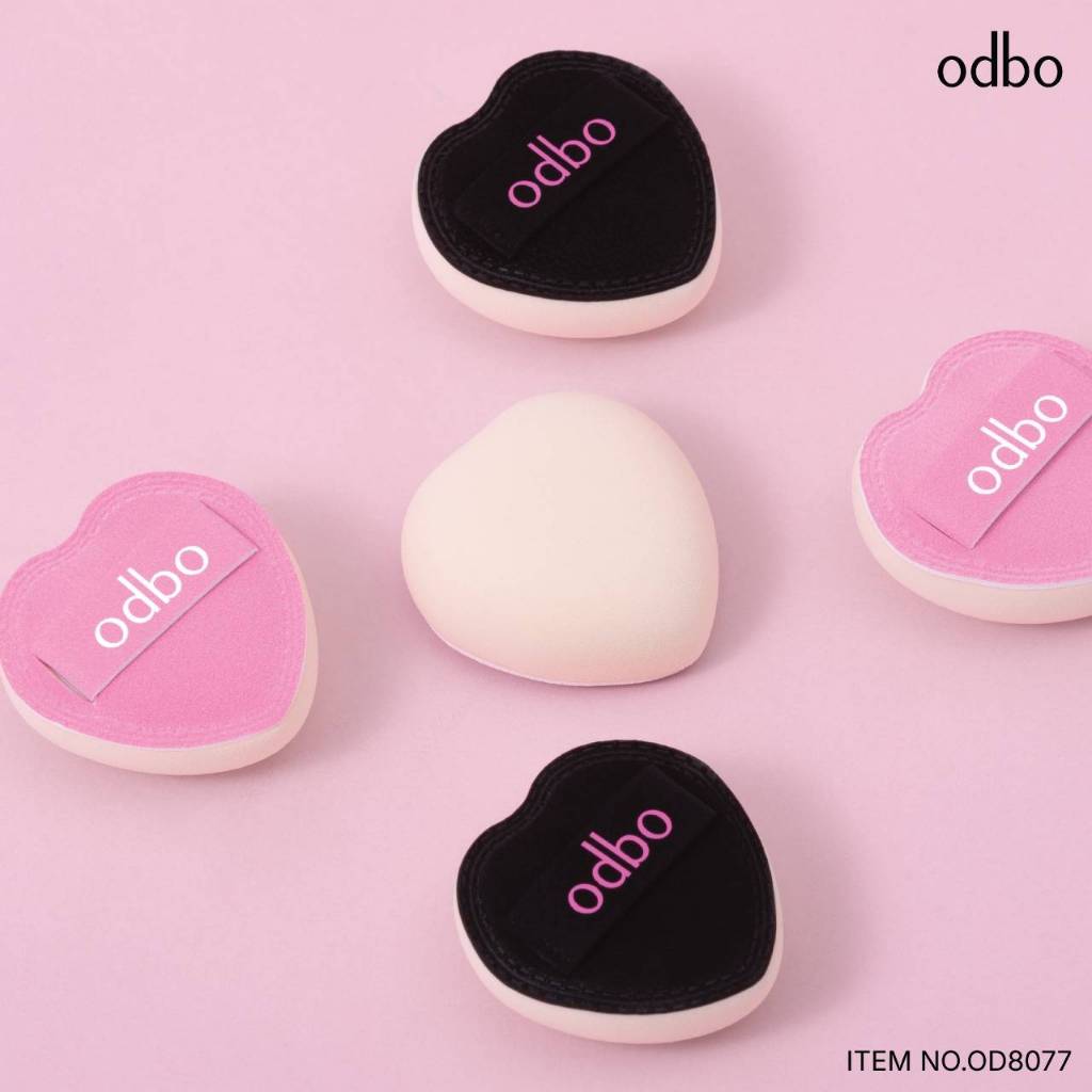 พัฟคุชชั่น โอดีบีโอ ฮาร์ท ป๊อป ไทนี่ พัฟ ODBO Hearth Pop Tiny Puff OD8077