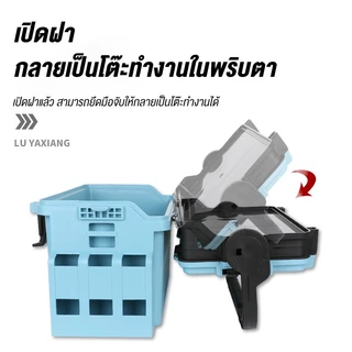 กล่องใส่เหยื่อปลอม 2ชั้น รองรับน้ำหนัก300kg กล่องใส่เหยื่อ อเนกประสงค์ แบบพกพา อเนกประสงค์ อุปกรณ์ตกปลา กล่องใส่เหยื่อปล