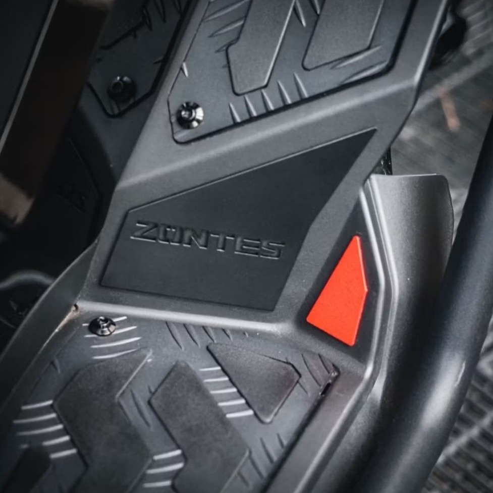 ใหม่!! เพลทกันรอย​ ZONTES​ 368G เพลทสแตนเลสคุณภาพ ไร้สนิมกวนใจ ทำสีพาวเดอร์โคท หล่อ เท่ ไม่เหมือนใคร : Pocenti Scooter - รูปที่ 4