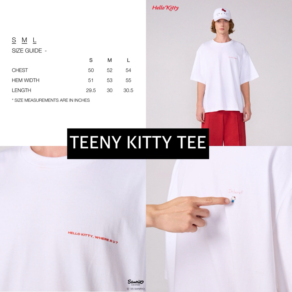 พร้อมส่ง✅ MATTER MAKERS  TEENY KITTY TEE ของแท้ 100%