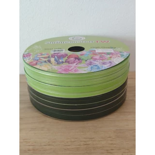 ริบบิ้น ลายใบตอง เบอร์ 2 ขนาด 350 หลา ราคาต่อ 1 ม้วน