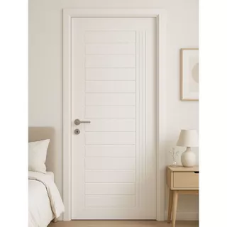 ประตูไม้สังเคราะห์ WPC DOOR ประตูห้อง ประตูภายใน ขนาด 80x200 90x200 และ 100x200cm.
