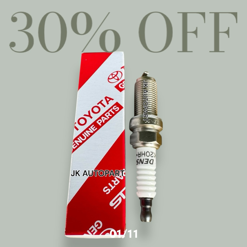 90919-T1004 DENSO หัวเทียนเด็นโซ่ Toyota โตโยต้า  รหัส K20HR-U11 ใช้ได้กับรถ Vigo, Fortuner, Commute