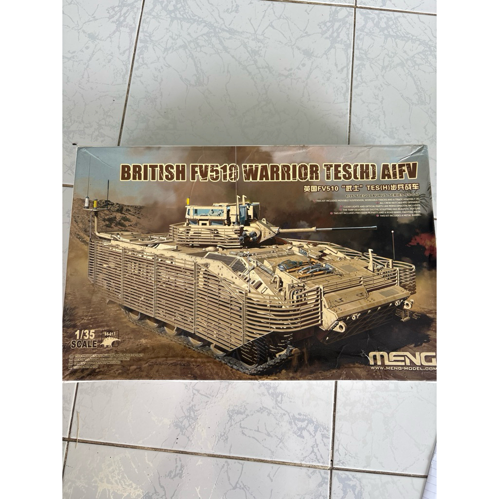 โมเดลรถทหาร Meng Model ขนาด 1/35 SS-017 British FV510 Warrior TES[H] AIFV