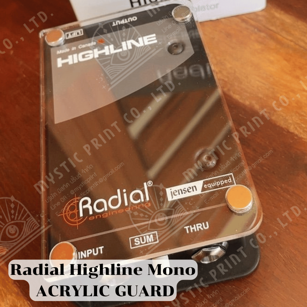 Radial Highline Mono Acrylic guard แผ่นอะคริลิคกันรอย