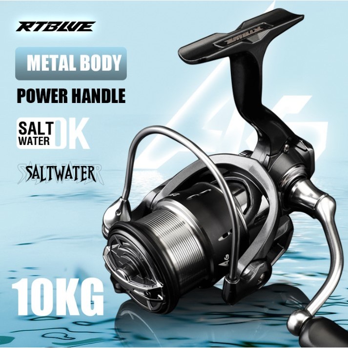 BEARKING รอกสปิน RTBLUE A6 2025 รอกตกปลาทะเล ตกปลาหมึก ตีเหยื่อปลอมชายฝั่ง