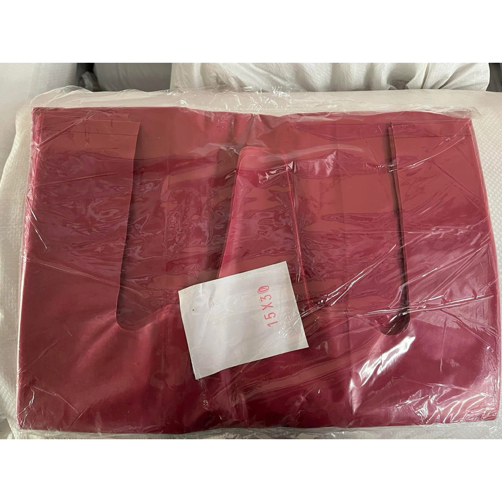 ถุงหูหิ้วสีแบบหนาตราต้นกล้วยขนาด15x30นิ้ว,15x27,18x30ไซด์18x30จะเป็นแพ้คละ1กิโลค่ะ - รูปที่ 2