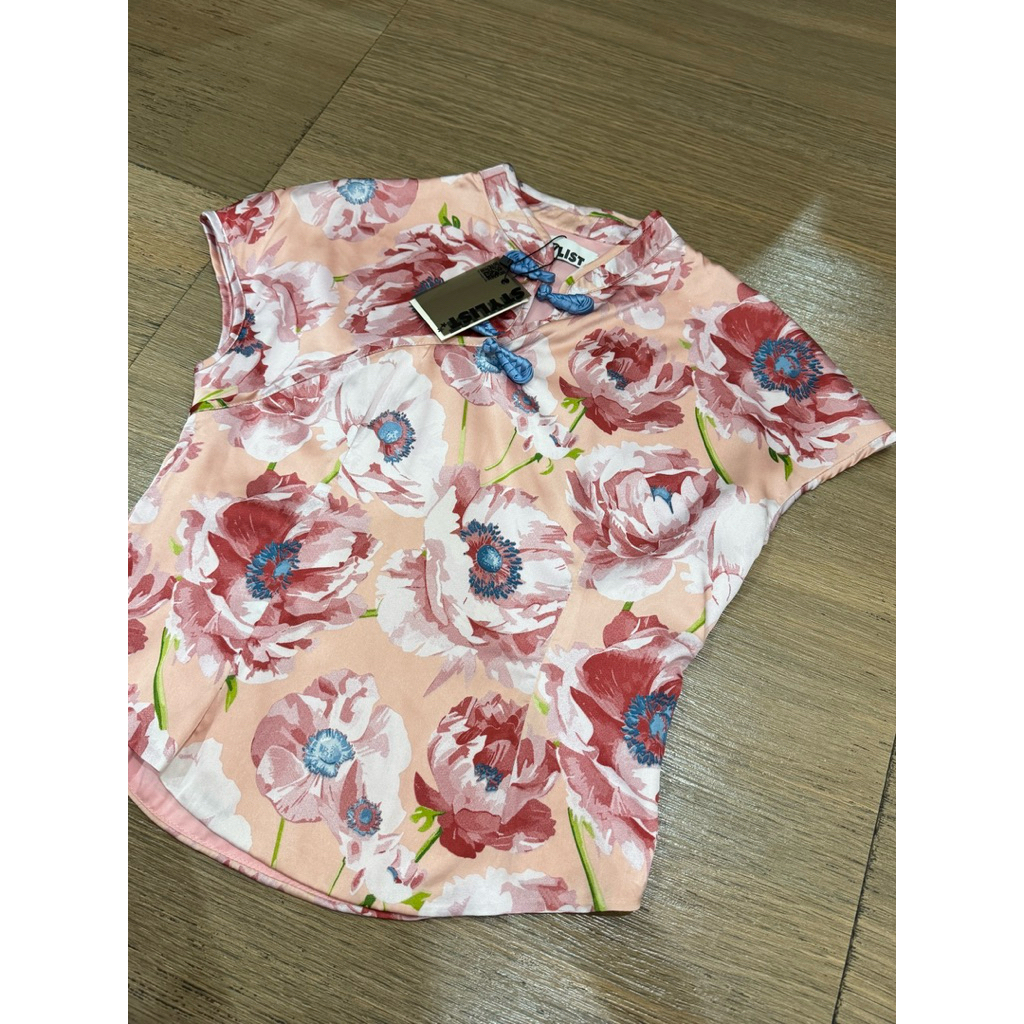 เสื้อตรุษจีนstylistสีชมพู