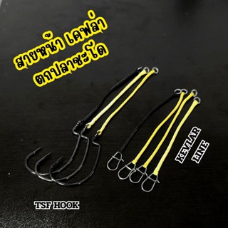 สายหน้าตกชะโดสำเร็จรูป สายหลีดเดอร์ ทำจากเคฟล่า มีทั้งแบบกิ๊…