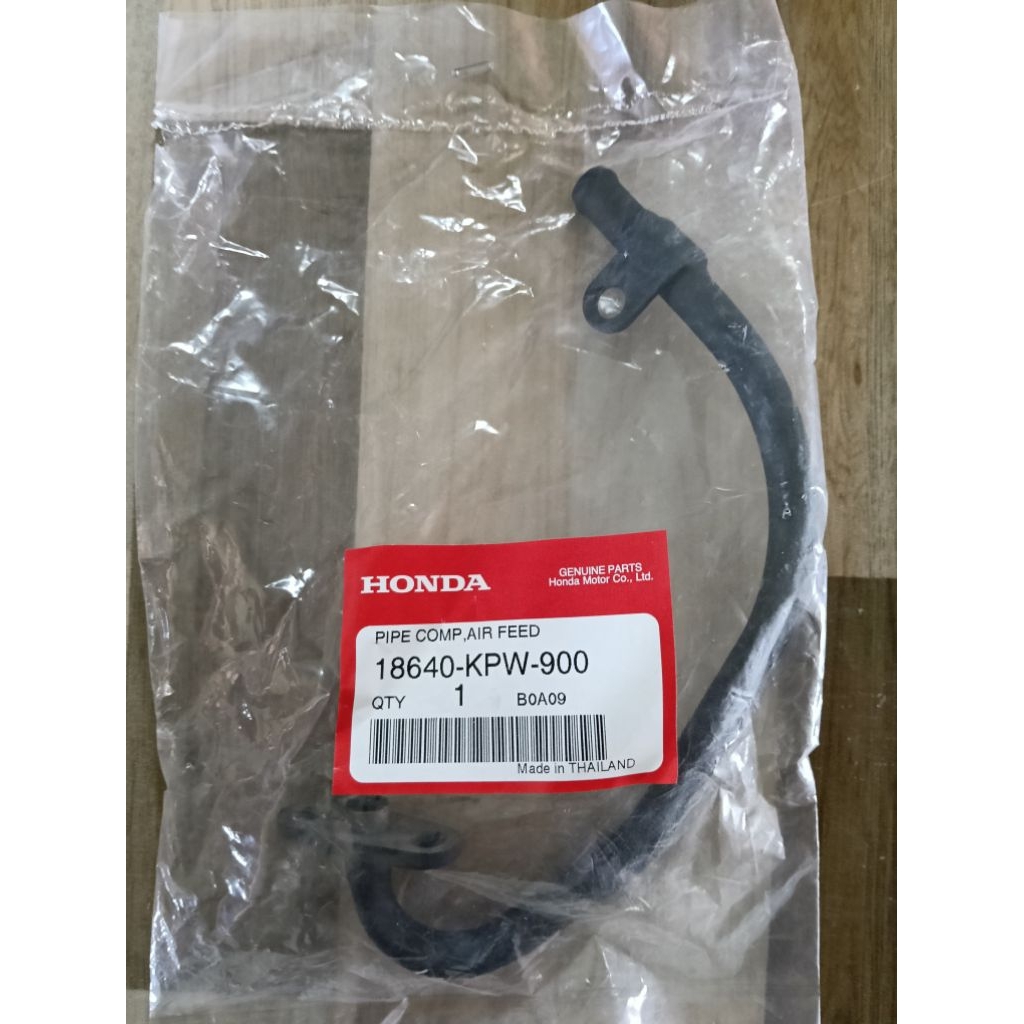 ท่ออากาศ HONDA WAVE125S ปี2004/WAVE125X/ดรีม125 แท้เบิกศูนย์ รหัสสินค้า 18640-KPW-900