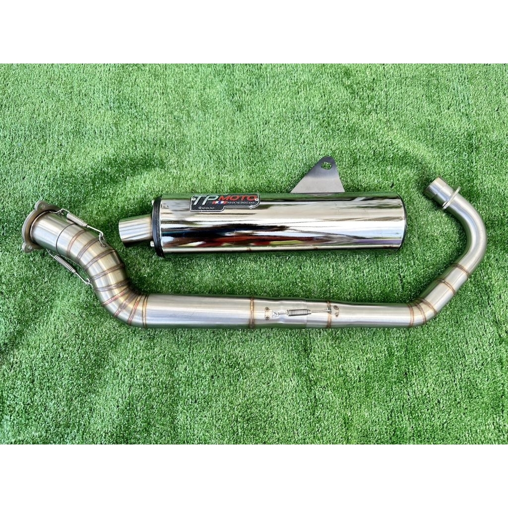 ท่อคอเลสโซนิค เครื่องเดิม&เครื่องcbr150 ทรงสวย ท่อนท้ายออก2 นิ้ว ใหญ่ๆ พร้อมปลายผ่า สำหรับโซนิคลูกโตหรือโซนิคเครื่องCBR