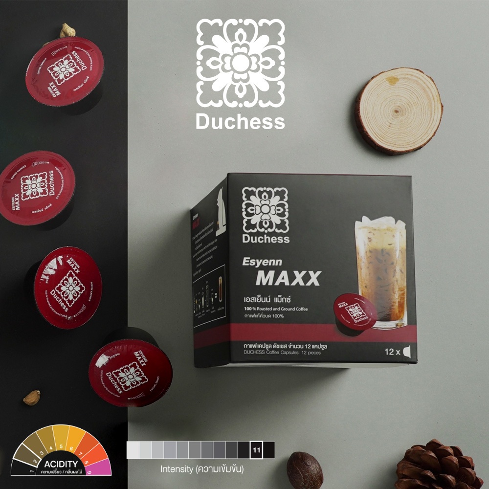 Duchess Coffee Capsule 12 แคปซูล ใช้กับเครื่องระบบ Nescafe Dolce Gusto เท่านั้น - 1