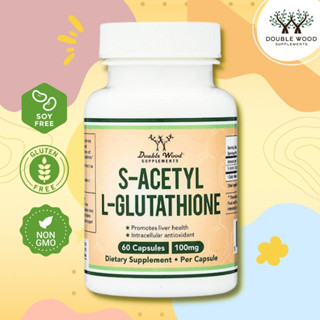 S-Acetyl L-Glutathione by DoubleWood 🥦ต้านอนุมูลอิสระ เสริมส…