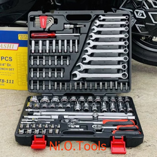 Hobayashi บล็อกชุดใหญ่ 111ชิ้น มาตรฐานญี่ปุ่น แข็งแรง ทนทานท…