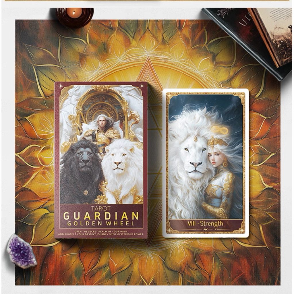 ไพ่ทาโรต์ของแท้ 💯 รุ่น ✨🛡 Authentic Classic Waite Gold Wheel Guardian Tarot 🛡✨พลังงานปกป้องในไพ่สูงมาก‼️
