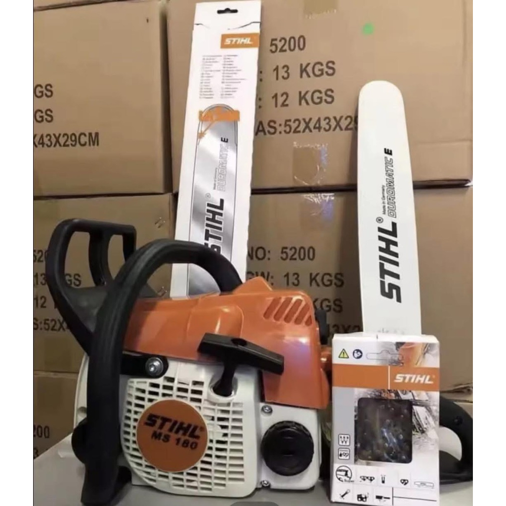 เลื่อยยนต์MS180 พร้อมบาร์โซ่12“