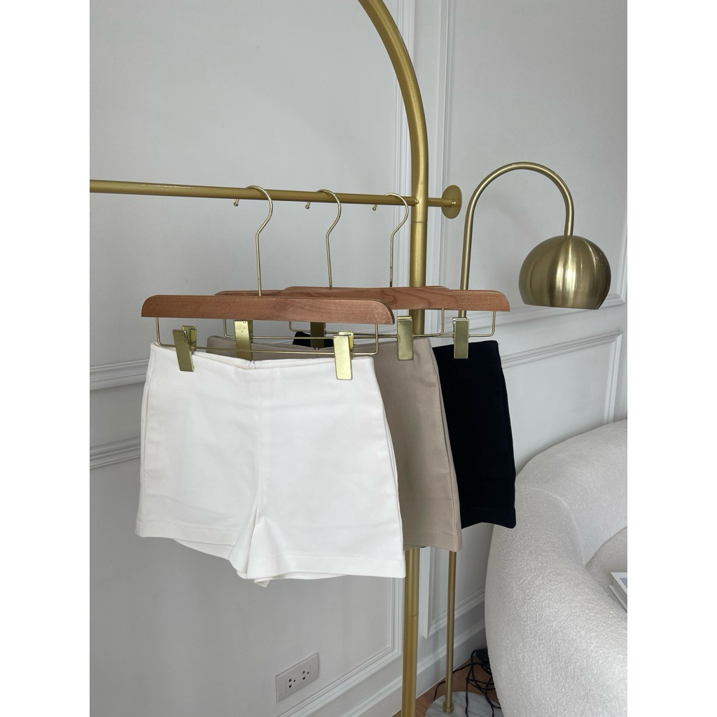 Polar.bkk || Fancie short pants กางเกงขาสั้น ผ้ากึ่งยีนส์ กางเกงยีนส์ขาสั้น กางเกงดีเทลเรียบหรู