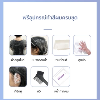 (ซื้อ 1แถม1) STYLE FIT ยาย้อมผม Color Cream สีน้ำตาลนม สีน้ำตาล ทำเองที่บ้าน ติดทน ปิดผมขาว ไม่ทำร้ายผม ไม่แสบหนังศีรษะ