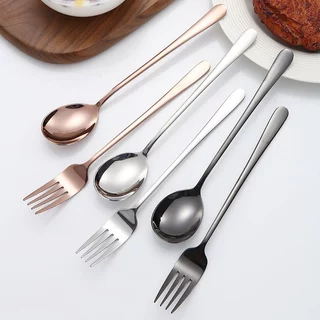 ShopAt.Two[ST-3001] ชุดช้อนส้อม ช้อนเกาหลี ช้อนสแตนเลส304