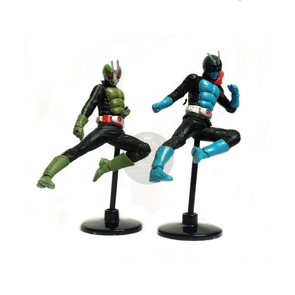 Bandai โมเดล HG First V1 V2 Rider Kick กาชาปอง คาเมนไรเดอร์ Masked Kamen Rider Gashapon วี1 วี2