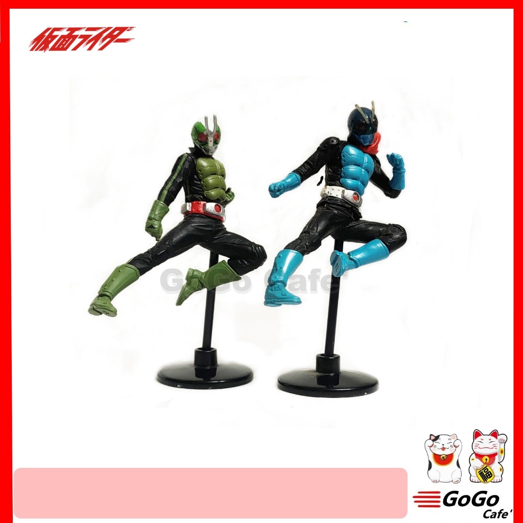 Bandai โมเดล HG First V1 V2 Rider Kick กาชาปอง คาเมนไรเดอร์ Masked Kamen Rider Gashapon วี1 วี2