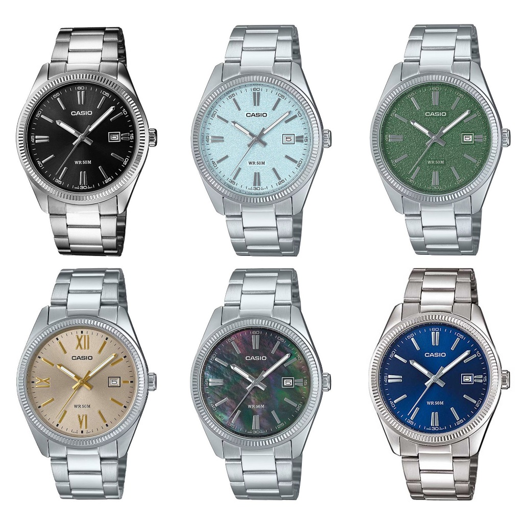 Casio นาฬิกาข้อมือผู้ชาย MTP-1302,MTP-1302DD,MTP-1302DS,MTP-1302DA,MTP-1302L,MTP-1302DS-7A