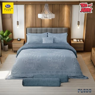 Satin Plus ชุดผ้าปูที่นอน + ผ้านวม ลายการ์ตูนลิขสิทธิ์ครบเซ็ท