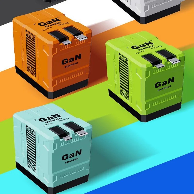 120W GaN Foldable Charger⚡️｜Retractable Type-C + Li｜4-in-1 Fast Charging｜Portable Design