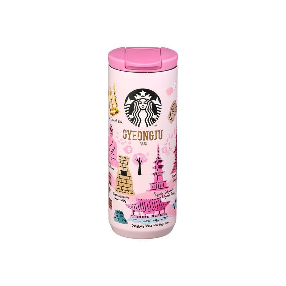 Starbucks Korea [ของแท้ พร้อมส่ง] SS Annyeong Gyeongju Tumbler 355ml